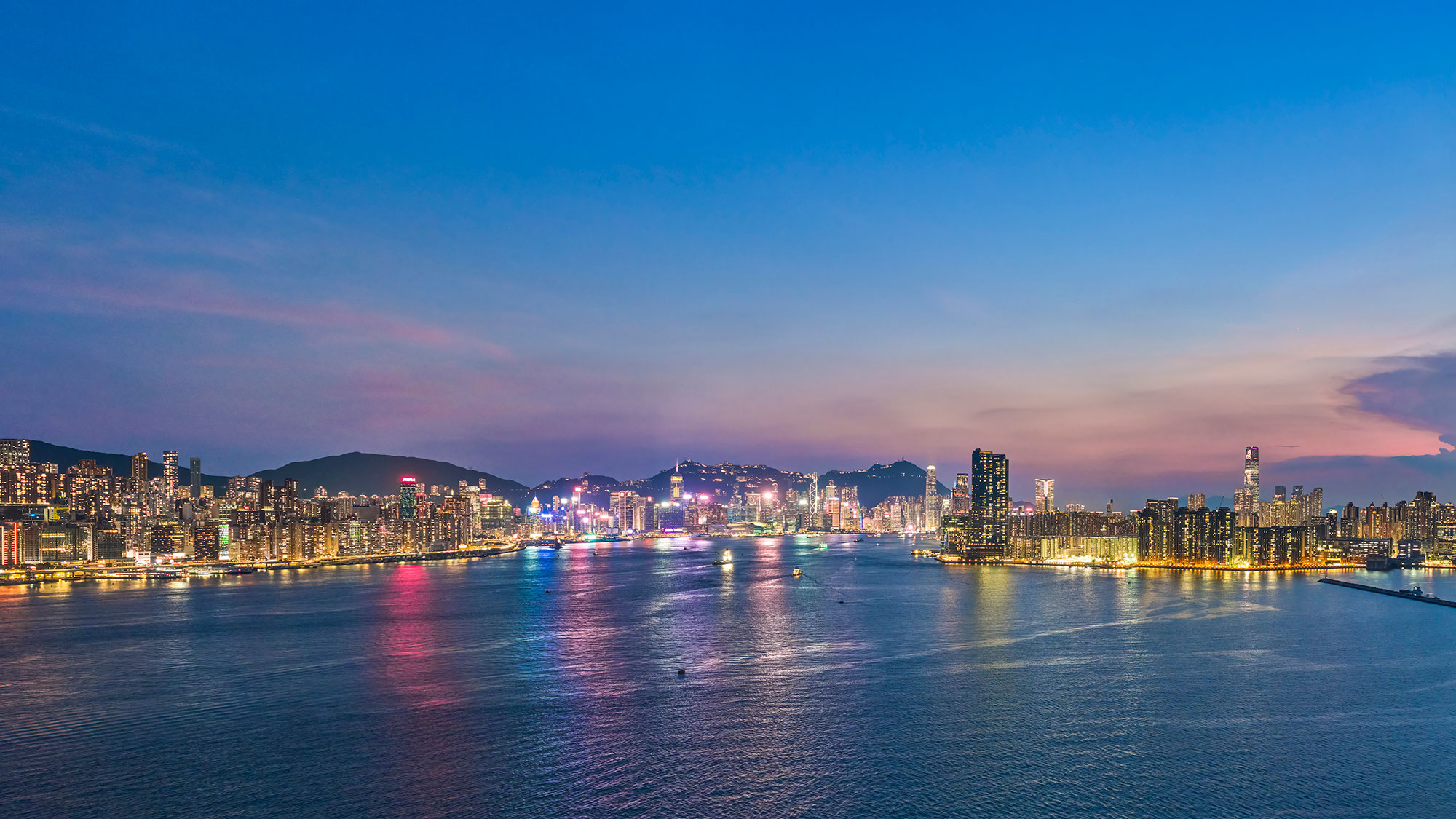 啟德海濱夜景